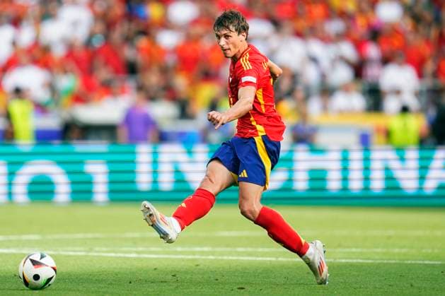 GER: Spain v Germany. UEFA EURO, EM, Europameisterschaft,Fussball 2024 Robin Le Normand of Spain during the UEFA Euro 2024 match between Spain and Germany. Quarter Finals, played at Stuttgart Arena Stadium on July 5, 2024 in Stuttgart, Germany. kpng Copyright: xSergioxRuizx xPRESSINPHOTOx PS_240705_ESP_GER_039