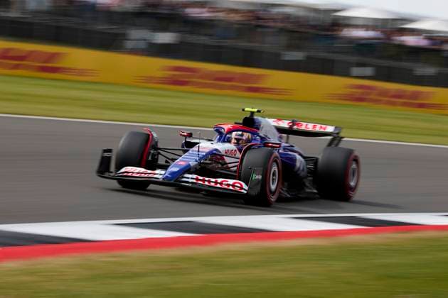 F1 Grand Prix of Great Britain - Practice Yuki Tsunoda of Japan driving the (22) Visa Cash App RB Formula One Team VCARB 01 on track during practice ahead of the F1 Grand Prix of Great Britain at Silverstone Circuit on July 5, 2024, in Northampton, England. Northampton Silverstone Circuit Northampton England RL_GPF1GB24_00496 Copyright: xRicardoxLarreinax