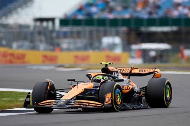 F1 Grand Prix of Great Britain - Practice Lando Norris of Great Britain driving the (4) McLaren Formula 1 Team MCL38 Mercedes on track during practice ahead of the F1 Grand Prix of Great Britain at Silverstone Circuit on July 5, 2024, in Northampton, England. Northampton Silverstone Circuit Northampton England RL_GPF1GB24_00499 Copyright: xRicardoxLarreinax