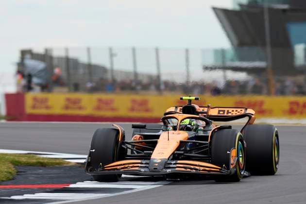 F1 Grand Prix of Great Britain - Practice Lando Norris of Great Britain driving the (4) McLaren Formula 1 Team MCL38 Mercedes on track during practice ahead of the F1 Grand Prix of Great Britain at Silverstone Circuit on July 5, 2024, in Northampton, England. Northampton Silverstone Circuit Northampton England RL_GPF1GB24_00550 Copyright: xRicardoxLarreinax