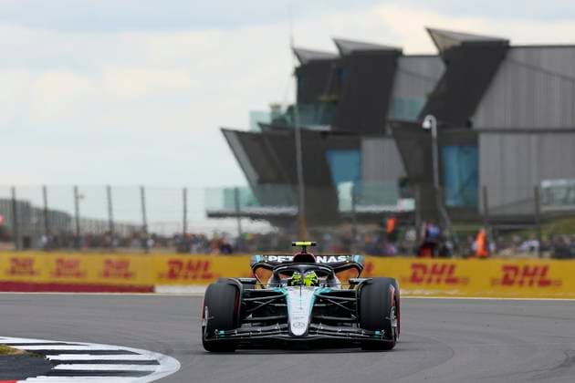 F1 Grand Prix of Great Britain - Practice Lewis Hamilton of Great Britain driving the (44) Mercedes AMG Petronas F1 Team W15 on track during practice ahead of the F1 Grand Prix of Great Britain at Silverstone Circuit on July 5, 2024, in Northampton, England. Northampton Silverstone Circuit Northampton England RL_GPF1GB24_00560 Copyright: xRicardoxLarreinax