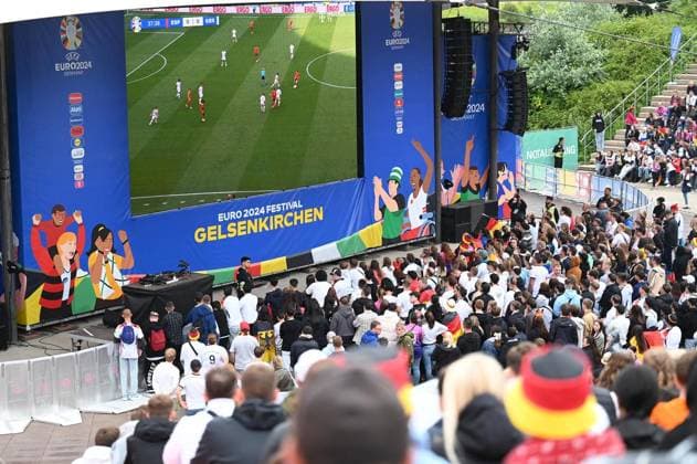 EURO 2024, Spain - Germany, Public Viewing in Gelsenkirchen