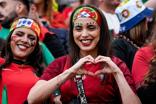Hamburg, Germany, July 5th 2024: Fan of Portugal during the UEFA EURO, EM, Europameisterschaft,Fussball 2024 Germany quarterfinal football match between Portugal and France at Volksparkstadion in Hamburg, Germany. (Daniela Porcelli SPP)  Copyright: xDanielaxPorcellix xSPPx spp-en-DaPoSp-20240705-_DP26828