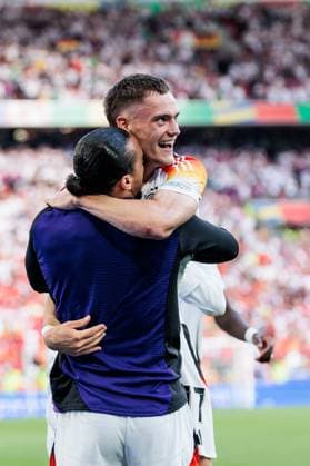 UEFA EURO 2024 Spain Germany 05 07 2024 Florian Wirtz Germany, 17 celebrates his goal UEFA EURO 2024 Spain Germany Stuttgart Arena, Stuttgart on 05 07 2024 Copyright: xBEAUTIFULxSPORTS Wunderlx