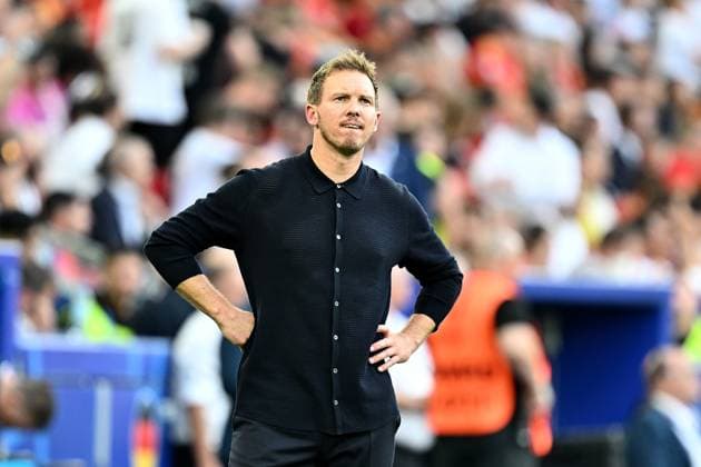 05 07 2024, xscotx, European Football Championship 2024 quarter-finals, Spain Germany, emspor, v l coach Julian Nagelsmann German national football team DFB Stuttgart