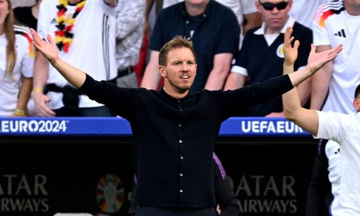 Football Euro 2024 quarter-finals 05 07 2024 Spain Germany Head coach Julian Nagelsmann Germany
