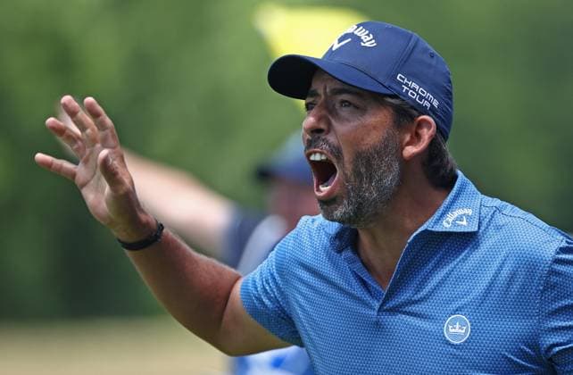 GOLF - BMW International Open 2024 MUNICH,GERMANY,05.JUL.24 - GOLF - DP World Tour, BMW International Open, GC Eichenried. Image shows Pablo Larrazabal (ESP).  GEPAxpictures xThomasxBachun