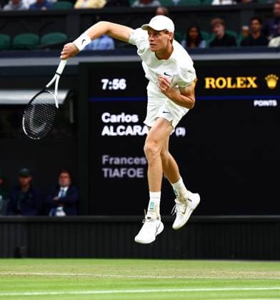 Jannik Sinner during his third round match Wimbledon Tennis Championships, Day 5, The All England Lawn Tennis and Croquet Club, London, UK - 05 Jul 2024  Copyright: xJamesxMarsh Shutterstockx 14571051gx