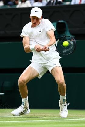 Jannik Sinner during his third round match Wimbledon Tennis Championships, Day 5, The All England Lawn Tennis and Croquet Club, London, UK - 05 Jul 2024  Copyright: xJamesxMarsh Shutterstockx 14571051gy