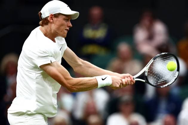 Jannik Sinner during his third round match Wimbledon Tennis Championships, Day 5, The All England Lawn Tennis and Croquet Club, London, UK - 05 Jul 2024  Copyright: xJamesxMarsh Shutterstockx 14571051hm