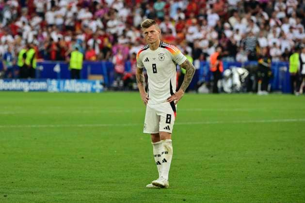 Toni Kroos 8 Germany , Spain vs Germany, Football, UEFA Euro 2024, Quarter-finals, 05 07 2024 Stuttgart Baden Würtemberg Germany Copyright: xkolbert-press MarcxNiemeyerx