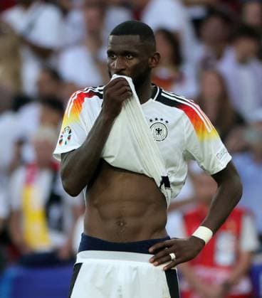 05 07 2024, European Football Championship, Germany quarter-final, against Spain, Stuttgart Football Arena, Sport, in the picture Antonio Ruediger Germany