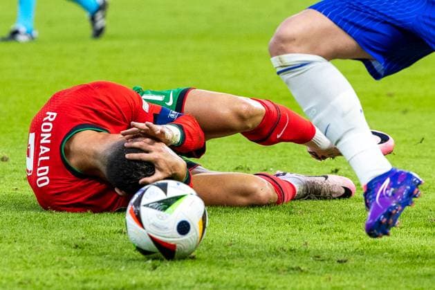Portugal v France: Quarter-Final - UEFA EURO, EM, Europameisterschaft,Fussball 2024 Cristiano Ronaldo is playing during the UEFA Euro 2024 Quarter-Final match between Portugal v France, at the stadium in Hamburg, Germany, on July 5, 2024. Hamburg Germany  Copyright: xAndrzejxIwanczukx originalFilename:iwanczuk-portugal240705_np72H.jpg