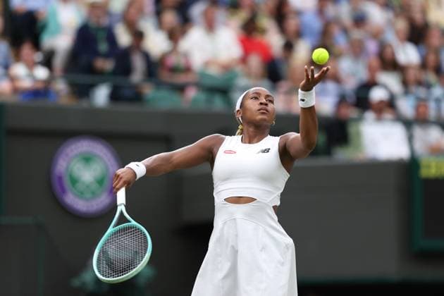 Coco Gauff (USA) TENNIS : Wimbledon 2024 - 05 07 2024 AntoineCouvercelle Panoramic 