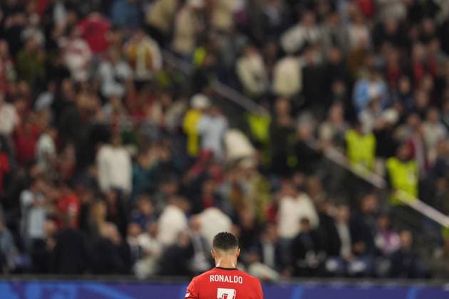 Portugal s Cristiano Ronaldo during a quarterfinal match between Portugal and France at the Euro 2024 soccer tournament in Hamburg, Germany - Friday July 5, 2024. - Soccer .  Copyright: xFabioxFerrari LaPressex