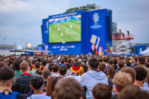 EURO 2024, Spain - Germany, Public Viewing in Hamburg