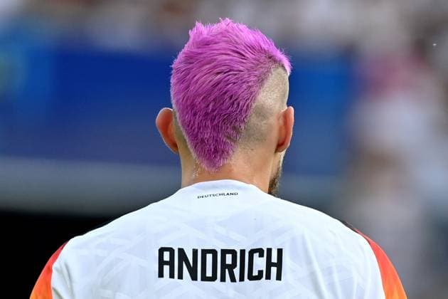05 07 2024, xjrdrx, Football EM 2024 1 4 Final, Germany Spain emspor, v l Robert Andrich Deutsche Fussball Nationalmannschaft DFB DFL DFB REGULATIONS PROHIBIT ANY USE OF PHOTOGRAPHS as IMAGE SEQUENCES and or QUASI VIDEO Stuttgart