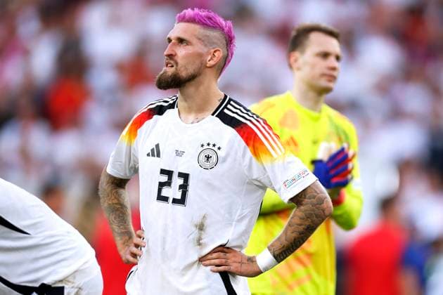 ANDRICH Robert Team Germany UEFA Football EURO 2024 in Germany Quarterfinals Spain Germany 2 1 on 05 07 2024 in Stuttgart DFL REGULATIONS PROHIBIT ANY USE OF PHOTOGRAPHS as IMAGE SEQUENCES and or QUASI VIDEO Copyright: xLacixPerenyix