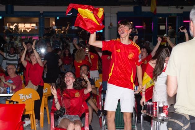 EURO 2024, Spain - Germany, public viewing in Madrid