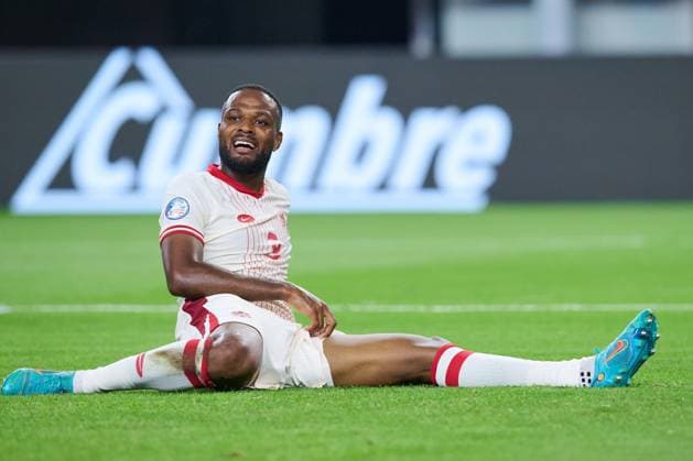 RECORD DATE NOT STATED Copa America USA 2024 Venezuela vs Canada - Quarter-final Cyle Larin of Canada during the CONMEBOL Copa America 2024 Quarter-final match between Venezuela and Canada, at AT-T Stadium, on July 05, 2024 in Arlington, Texas, United States. ARLINGTON TEXAS UNITED STATES  Copyright: xJorgexMartinezx 20240705203549_CA_QF_2024_VEN_CAN_LARIN113