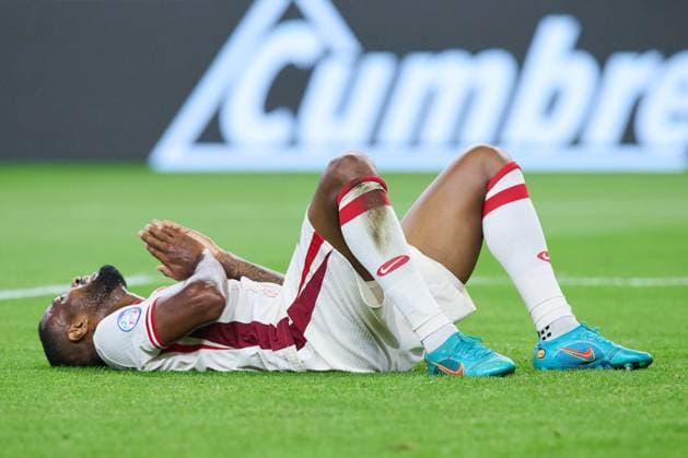 RECORD DATE NOT STATED Copa America USA 2024 Venezuela vs Canada - Quarter-final Cyle Larin of Canada during the CONMEBOL Copa America 2024 Quarter-final match between Venezuela and Canada, at AT-T Stadium, on July 05, 2024 in Arlington, Texas, United States. ARLINGTON TEXAS UNITED STATES  Copyright: xJorgexMartinezx 20240705203550_CA_QF_2024_VEN_CAN_LARIN112
