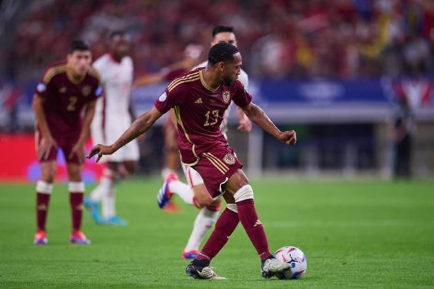 RECORD DATE NOT STATED Copa America USA 2024 Venezuela vs Canada - Quarter-final Jose Martinez of Venezuela during the CONMEBOL Copa America 2024 Quarter-final match between Venezuela and Canada, at AT-T Stadium, on July 05, 2024 in Arlington, Texas, United States. ARLINGTON TEXAS UNITED STATES  Copyright: xJosexLuisxMelgarejox 20240705210244_CA_QF_2024_VEN_CAN_MARTINEZ154