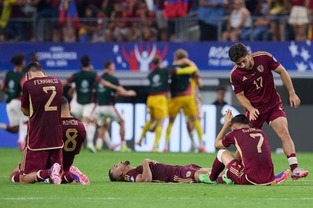 RECORD DATE NOT STATED Copa America USA 2024 Venezuela vs Canada - Quarter-final Salomon Rondon of Venezuela during the CONMEBOL Copa America 2024 Quarter-final match between Venezuela and Canada, at AT-T Stadium, on July 05, 2024 in Arlington, Texas, United States. ARLINGTON TEXAS UNITED STATES  Copyright: xJorgexMartinezx 20240705223549_CA_QF_2024_VEN_CAN_RONDON354