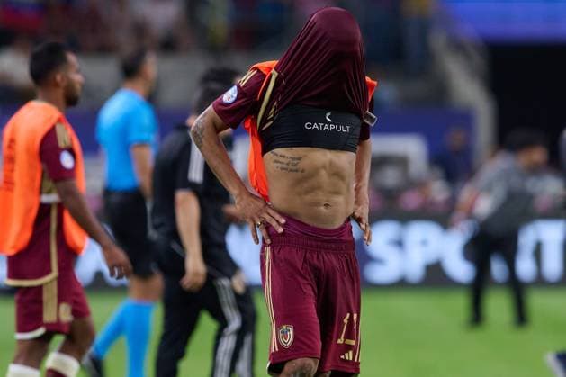 RECORD DATE NOT STATED Copa America USA 2024 Venezuela vs Canada - Quarter-final Jose Martinez of Venezuela during the CONMEBOL Copa America 2024 Quarter-final match between Venezuela and Canada, at AT-T Stadium, on July 05, 2024 in Arlington, Texas, United States. ARLINGTON TEXAS UNITED STATES  Copyright: xJorgexMartinezx 20240705223553_CA_QF_2024_VEN_CAN_MARTINEZ365