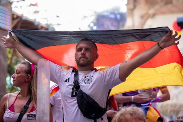 EURO 2024, Spain - Germany, public viewing in Palma