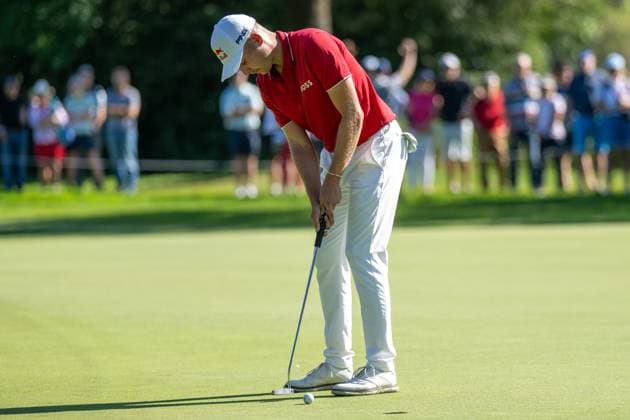 Matthias Schwab putting, BMW International Open 2024, Golf, 06 07 2024 Munich Bavaria Germany Copyright: xkolbert-press UlrichxGamelx