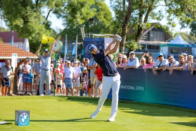 MUNICH, GERMANY - 06.07.2024: COUSSAUD Ugo (FRA). The BMW International Open at Golfclub Munchen Eichenried on July 06, 2024 in Germany.