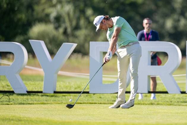 Freddy Schott teeing off, BMW International Open 2024, Golf, 06 07 2024 Munich Bavaria Germany Copyright: xkolbert-press UlrichxGamelx