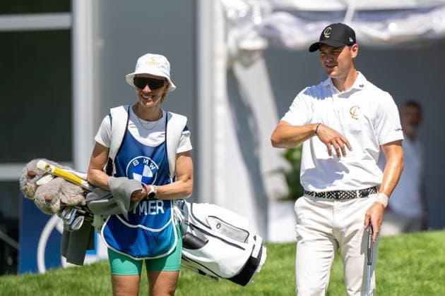 Martin Kaymer with caddy, BMW International Open 2024, Golf, 06 07 2024 Munich Bavaria Germany Copyright: xkolbert-press UlrichxGamelx