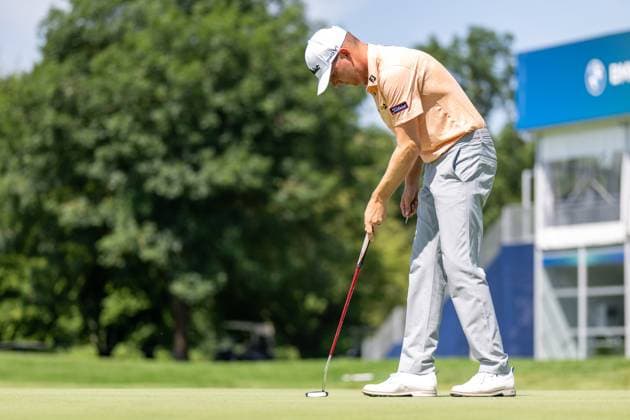Jeremy Paul on the green 18 hole, BMW International Open 2024, Golf, 06 07 2024 Munich Bavaria Germany Copyright: xkolbert-press UlrichxGamelx
