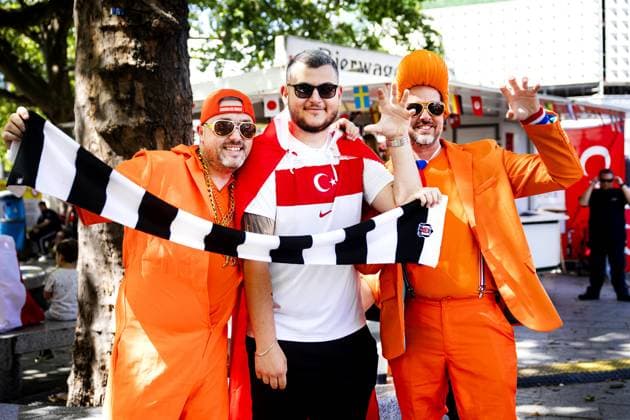 EURO 2024, Netherlands - Turkey, Fans before the match