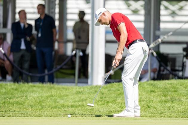 Matthias Schwab on the green, BMW International Open 2024, Golf, 06 07 2024 Munich Bavaria Germany Copyright: xkolbert-press UlrichxGamelx