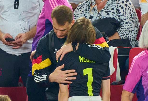 Anika Bissel, wife of Manuel Neuer after the quarter final match GERMANY - SPAIN 1-2 n.V. of the UEFA European Championships 2024 on Jul 5, 2024 in Stuttgart, Germany.
