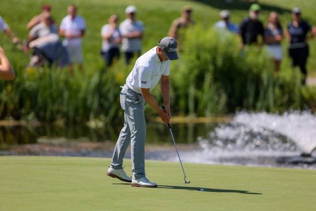 MUNICH, GERMANY - 06.07.2024: FORREST Grant (SCO). The BMW International Open at Golfclub Munchen Eichenried on July 06, 2024 in Germany.