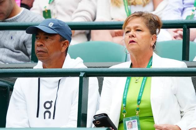Ben Shelton s parents Bryan Shelton and Lisa Shelton Wimbledon Tennis Championships, Day 6, The All England Lawn Tennis and Croquet Club, London, UK - 06 Jul 2024  Copyright: xJavierxGarcia Shutterstockx 14574535b