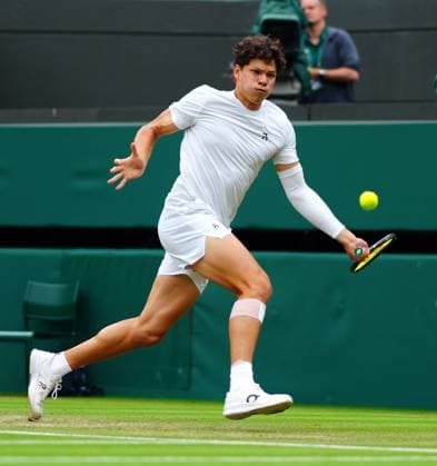 Ben Shelton during his third round match Wimbledon Tennis Championships, Day 6, The All England Lawn Tennis and Croquet Club, London, UK - 06 Jul 2024  Copyright: xJavierxGarcia Shutterstockx 14574535h