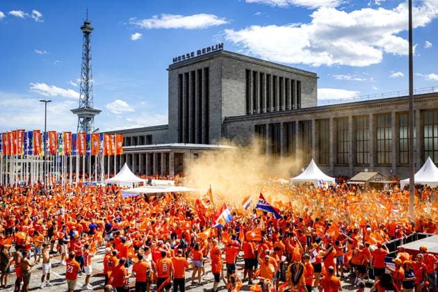 EURO 2024, Netherlands - Turkey, Dutch fans in Berlin