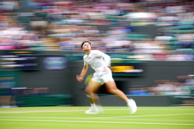 Ben Shelton during his third round match Wimbledon Tennis Championships, Day 6, The All England Lawn Tennis and Croquet Club, London, UK - 06 Jul 2024  Copyright: xJavierxGarcia Shutterstockx 14574535aw