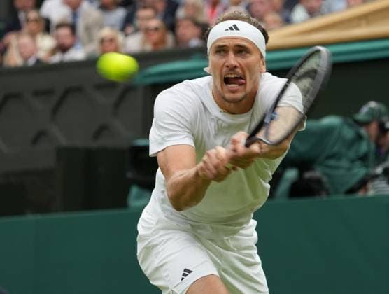 Lawn Tennis - 2024 Wimbledon Championship Mens singles Cameron Norrie GBR) v Alexander Zverev (GER) All England Lawn Tennis & Croquet Club - Saturday 6th July 2024 Alexander Zverev 