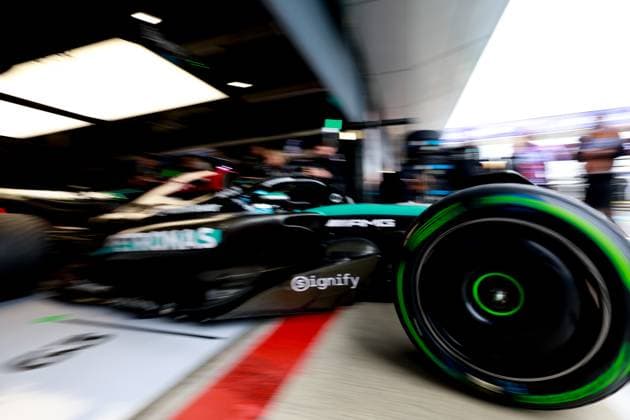 63 George Russell GBR, Mercedes AMG Petronas F1 Team , F1 Grand Prix of Great Britain at Silverstone Circuit on July 6, 2024 in Silverstone, Great Britain Photo by HOCH ZWEI Silverstone Great Britain