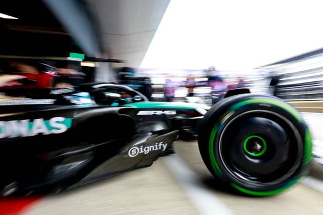63 George Russell GBR, Mercedes AMG Petronas F1 Team , F1 Grand Prix of Great Britain at Silverstone Circuit on July 6, 2024 in Silverstone, Great Britain Photo by HOCH ZWEI Silverstone Great Britain