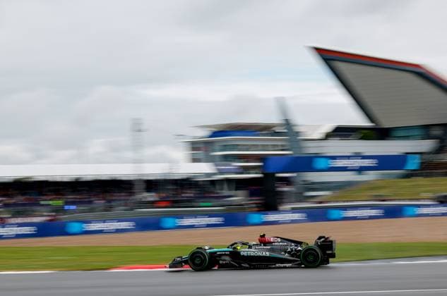 44 Lewis Hamilton GBR, Mercedes AMG Petronas F1 Team , F1 Grand Prix of Great Britain at Silverstone Circuit on July 6, 2024 in Silverstone, Great Britain Photo by HOCH ZWEI Silverstone Great Britain