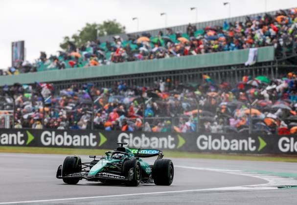 18 Lance Stroll CAN, Aston Martin Aramco F1 Team , F1 Grand Prix of Great Britain at Silverstone Circuit on July 6, 2024 in Silverstone, Great Britain Photo by HOCH ZWEI Silverstone Great Britain