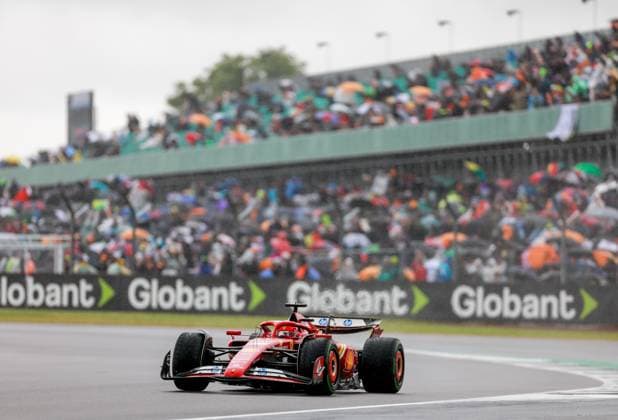 16 Charles Leclerc MCO, Scuderia Ferrari HP , F1 Grand Prix of Great Britain at Silverstone Circuit on July 6, 2024 in Silverstone, Great Britain Photo by HOCH ZWEI Silverstone Great Britain