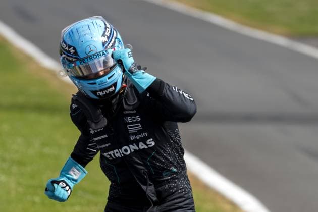 Formula 1, British GP at Silverstone, George Russell takes pole position
