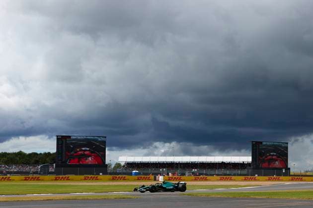 F1 Grand Prix of Great Britain - Qualifying Fernando Alonso of Spain driving the (14) Aston Martin Aramco F1 Team AMR24 Mercedes on track during the qualifying ahead of the F1 Grand Prix of Great Britain at Silverstone Circuit on July 6, 2024, in Northampton, England. Northampton Silverstone Circuit Northampton England RL_GPF1GB24_00864 Copyright: xRicardoxLarreinax